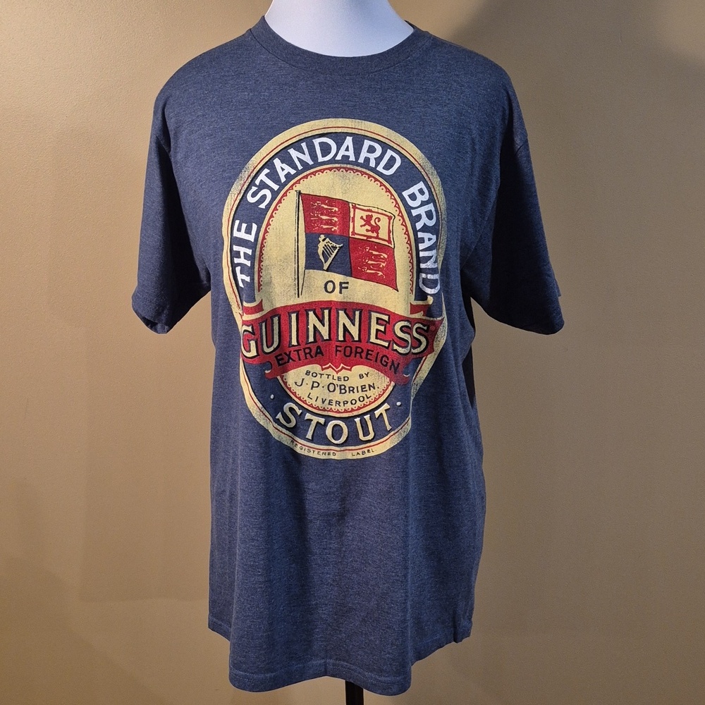 GUINNESS Official Merchandise 'The Standard Brand Stout' Graphic T-shirt, Medium